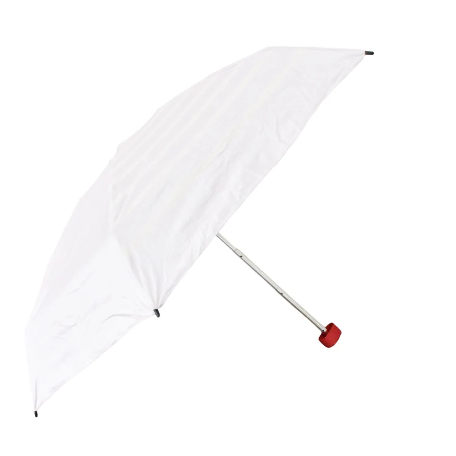 3-Fold Sun & Rain Protective Solid Foldable Umbrella (1 Pc)