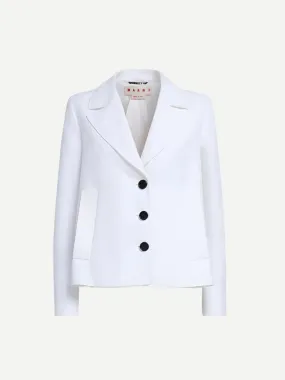 A-Line Cady Jacket in White