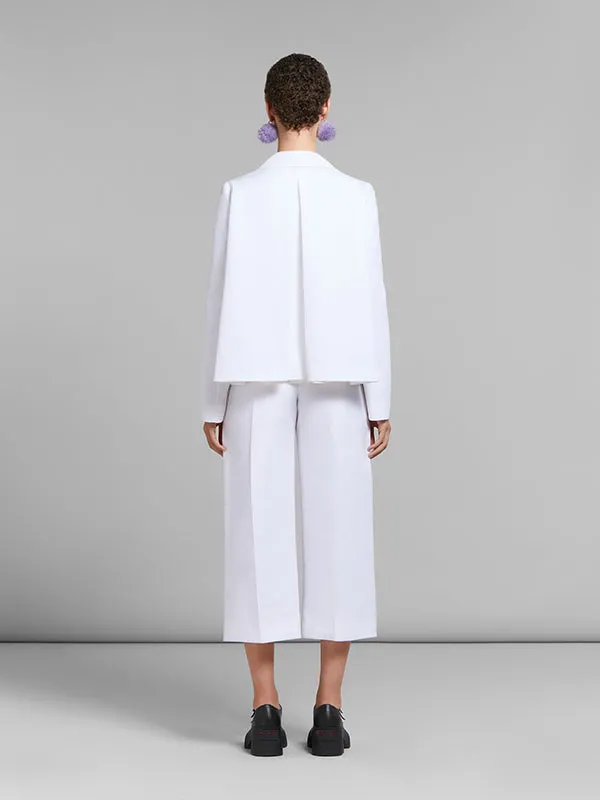 A-Line Cady Jacket in White