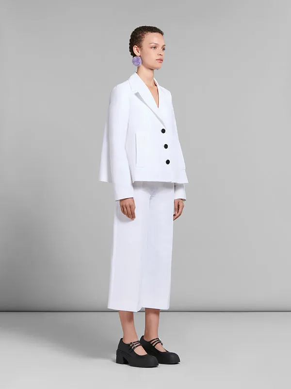 A-Line Cady Jacket in White