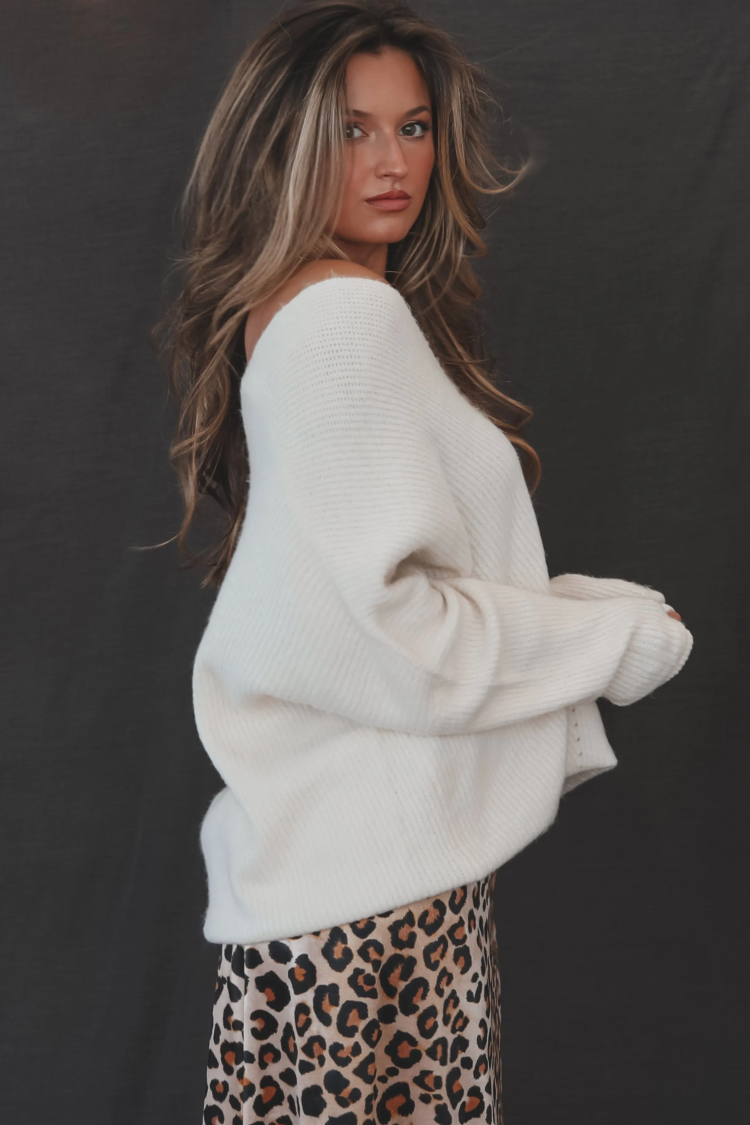 A Weekend In The Mountains Oversized Stockholm Sweater Top