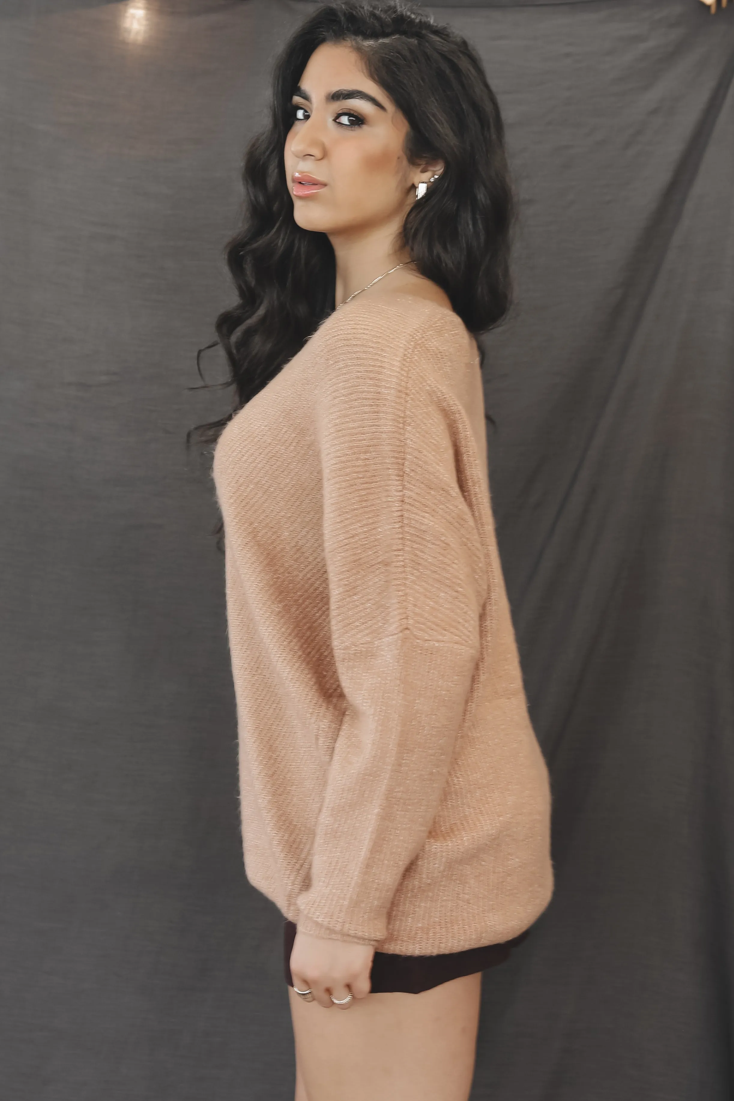 A Weekend In The Mountains Oversized Stockholm Sweater Top