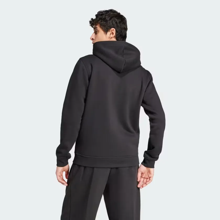 adidas Men Trefoil Essentials Full-Zip Hoodie