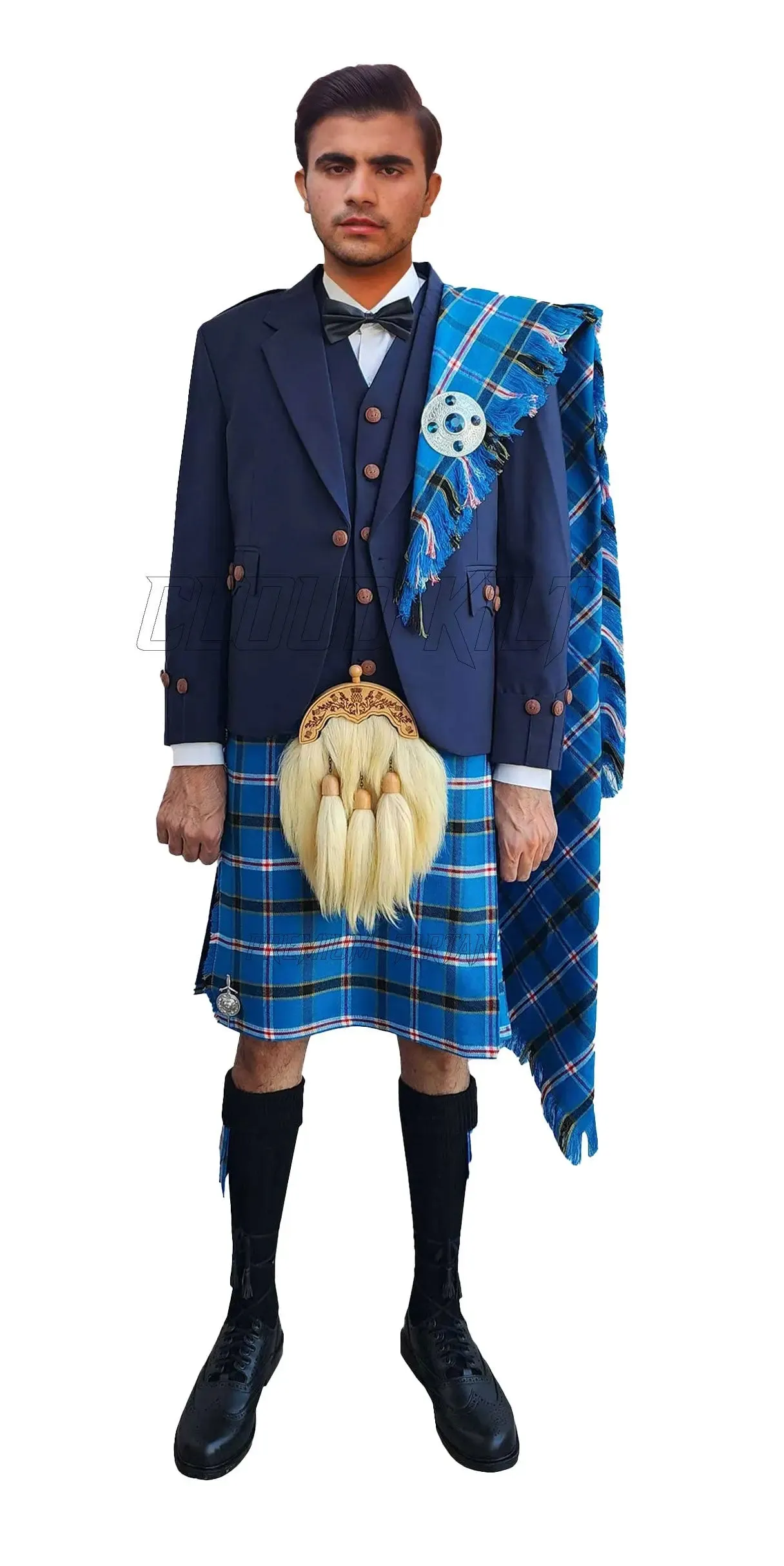 Agyll Kilt Outfit With Oklahoma Tartan Kilt