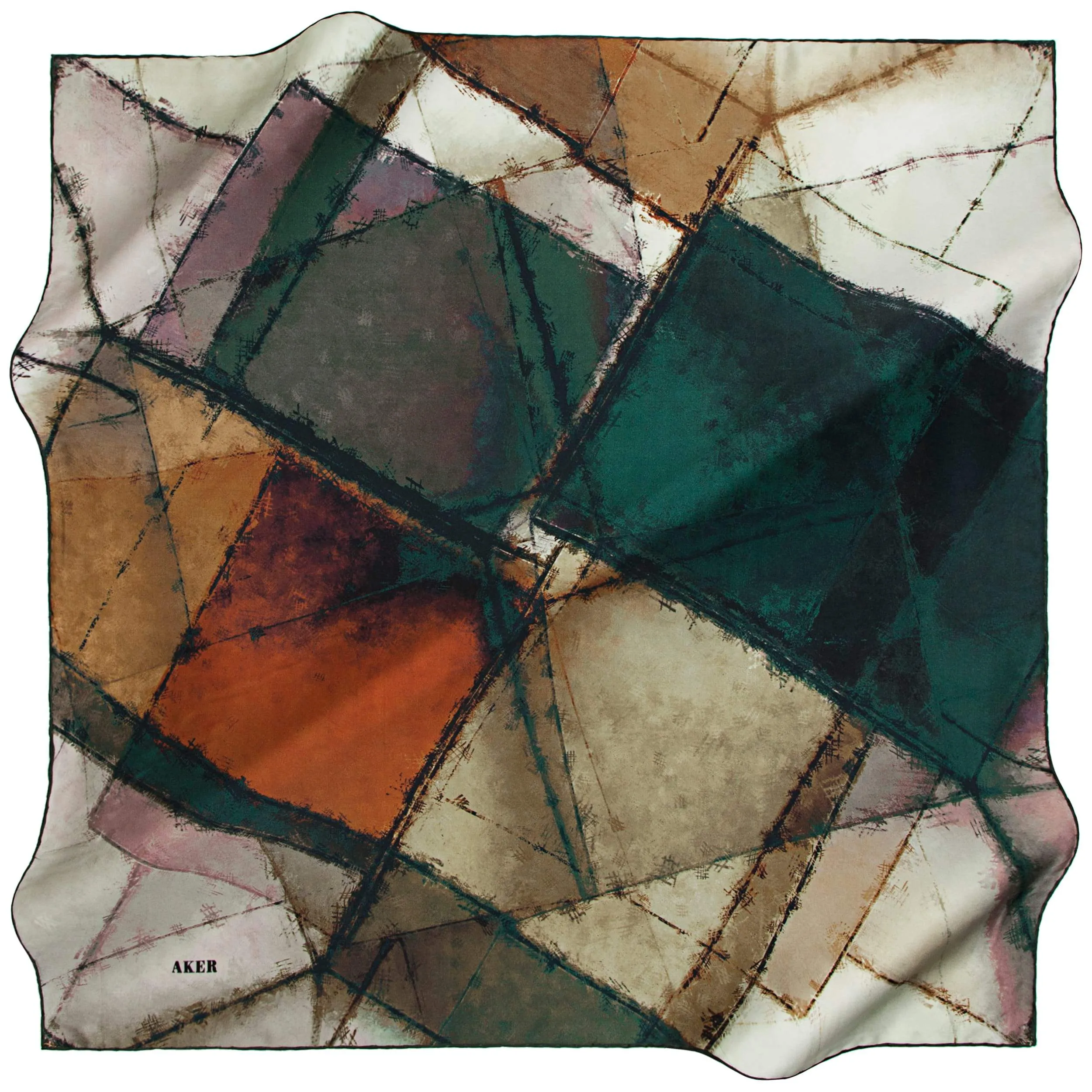 Aker Elva Designer Silk Scarf No. 51