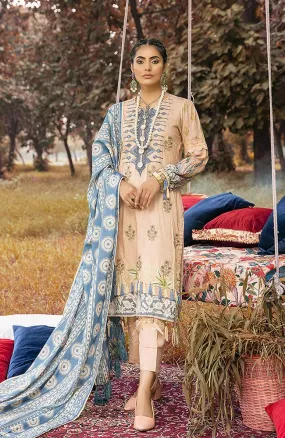 Al Zohaib Wintry Breeze Embroidered Winter Collection with Shawl – WB21-04