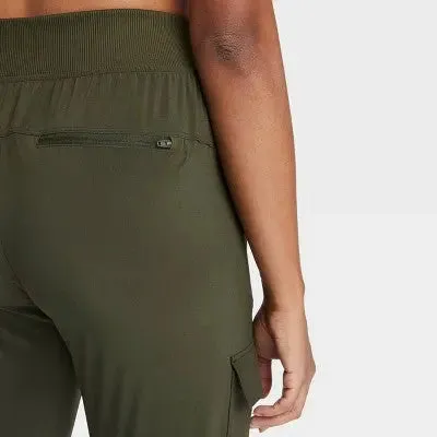 All in Motion Women's Stretch Woven Tapered Cargo Pants