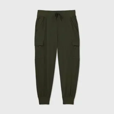 All in Motion Women's Stretch Woven Tapered Cargo Pants