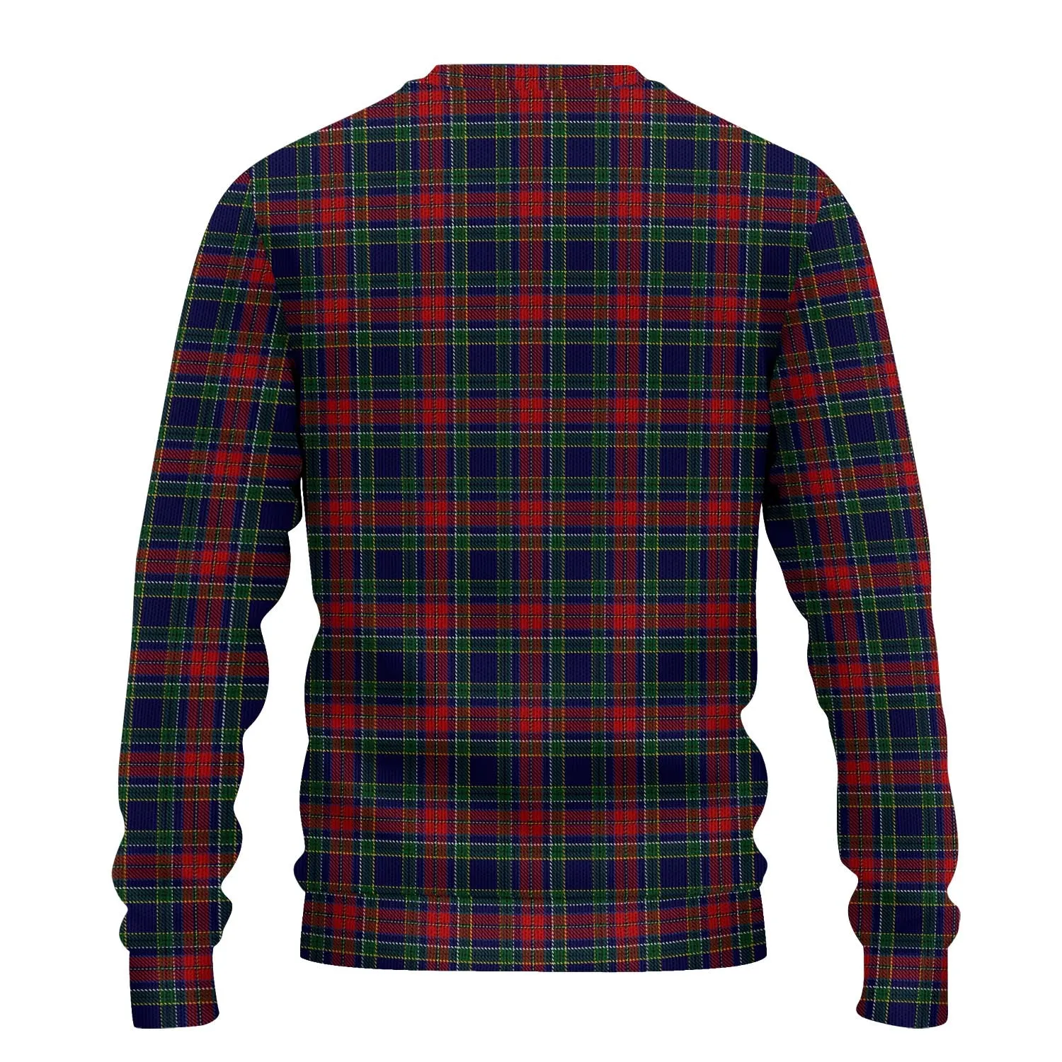 Allison Red Tartan Ugly Sweater with Family Crest