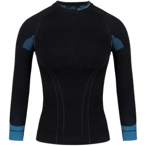 Alpinus Tactical Base Layer Women's Thermoactive Sweatshirt Black-Blue Gt43210 M