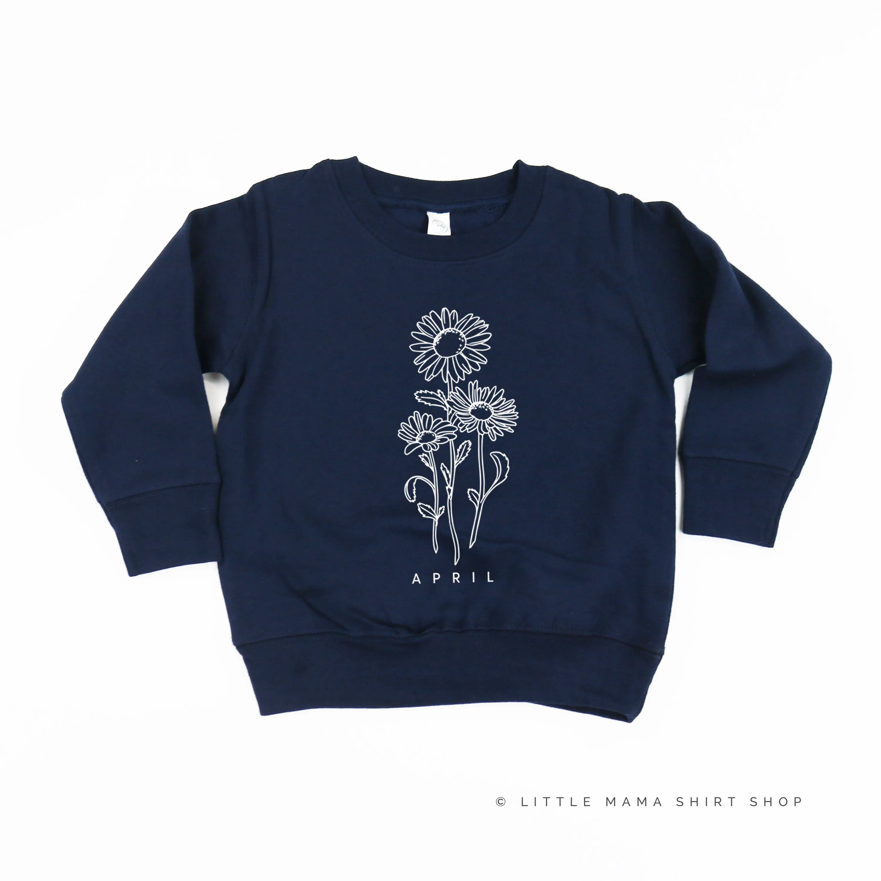 APRIL BIRTH FLOWER - Daisy - Child Sweater