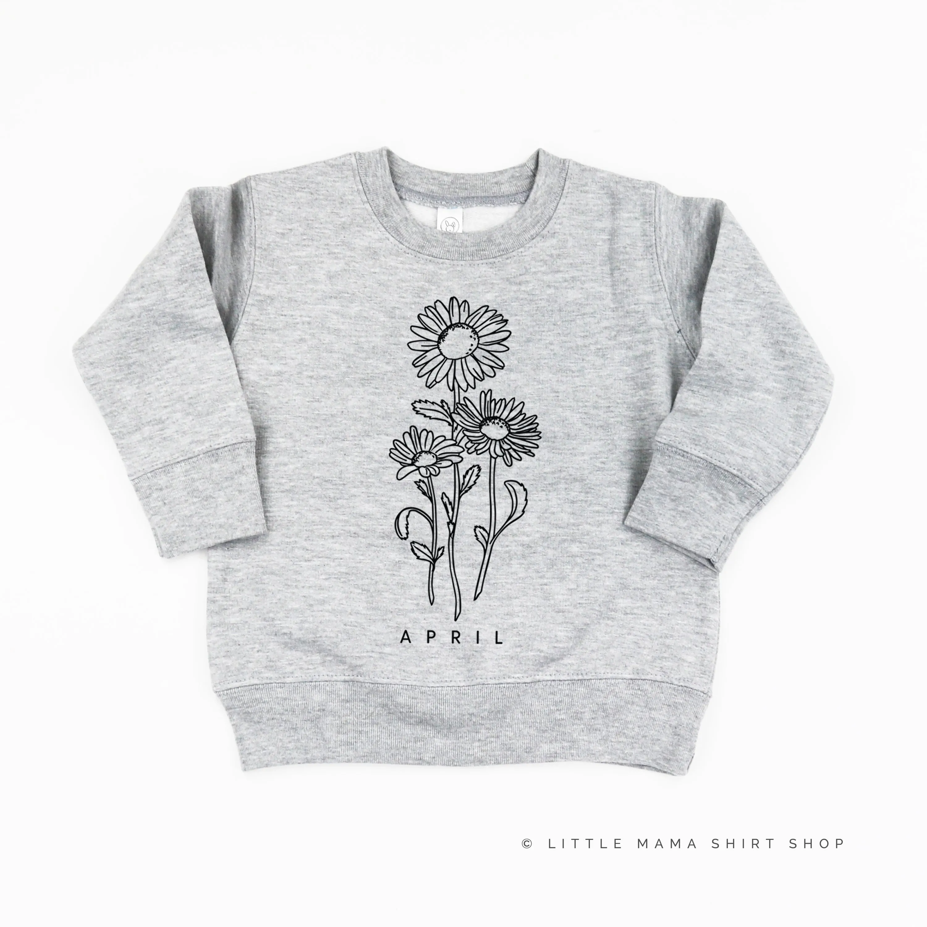 APRIL BIRTH FLOWER - Daisy - Child Sweater