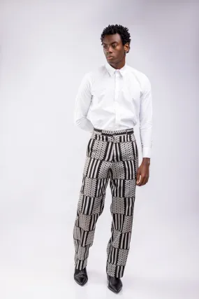 ATTO TETTEH Cotton Kente Pants