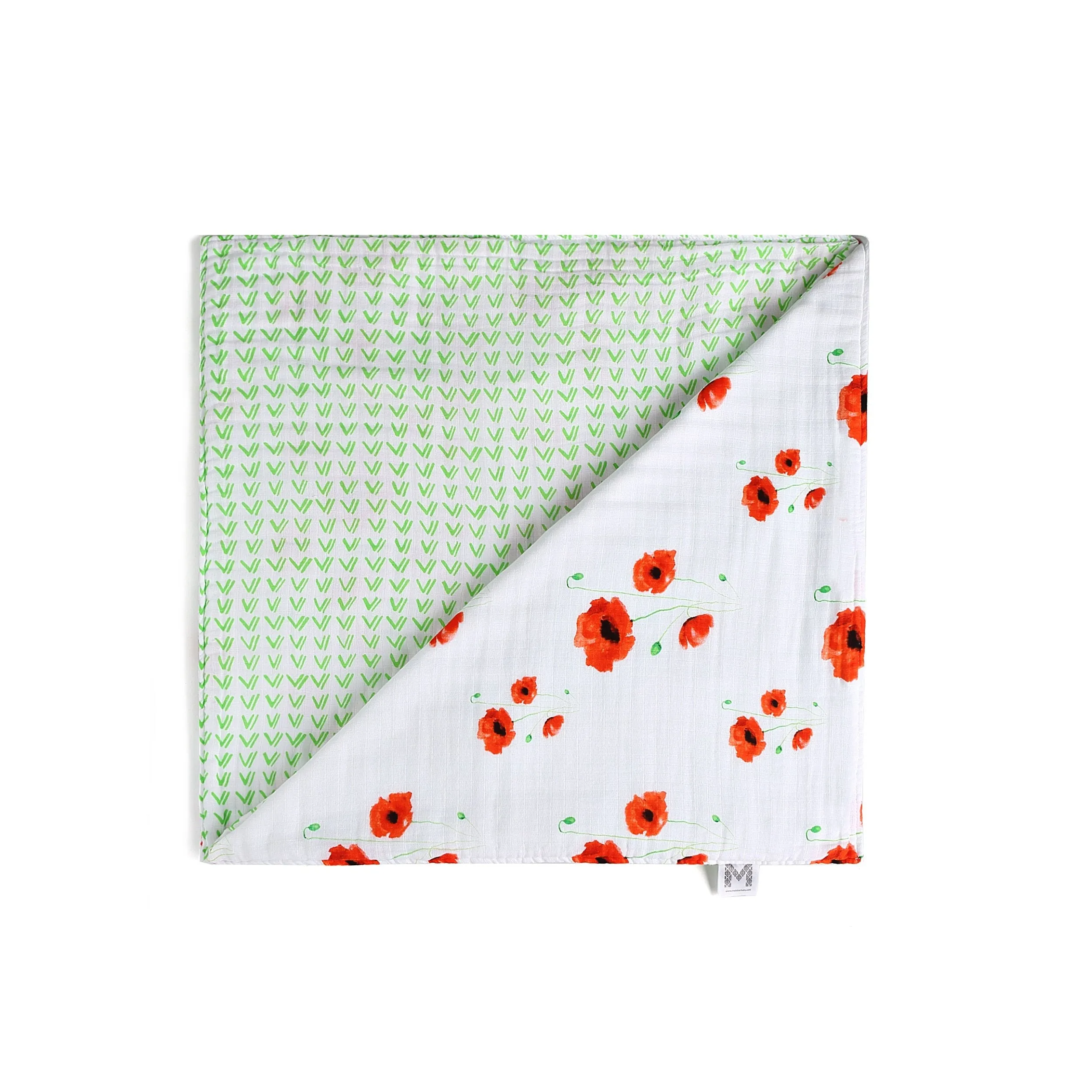 Baby Blanket - Organic Snug Blanket - Poppy