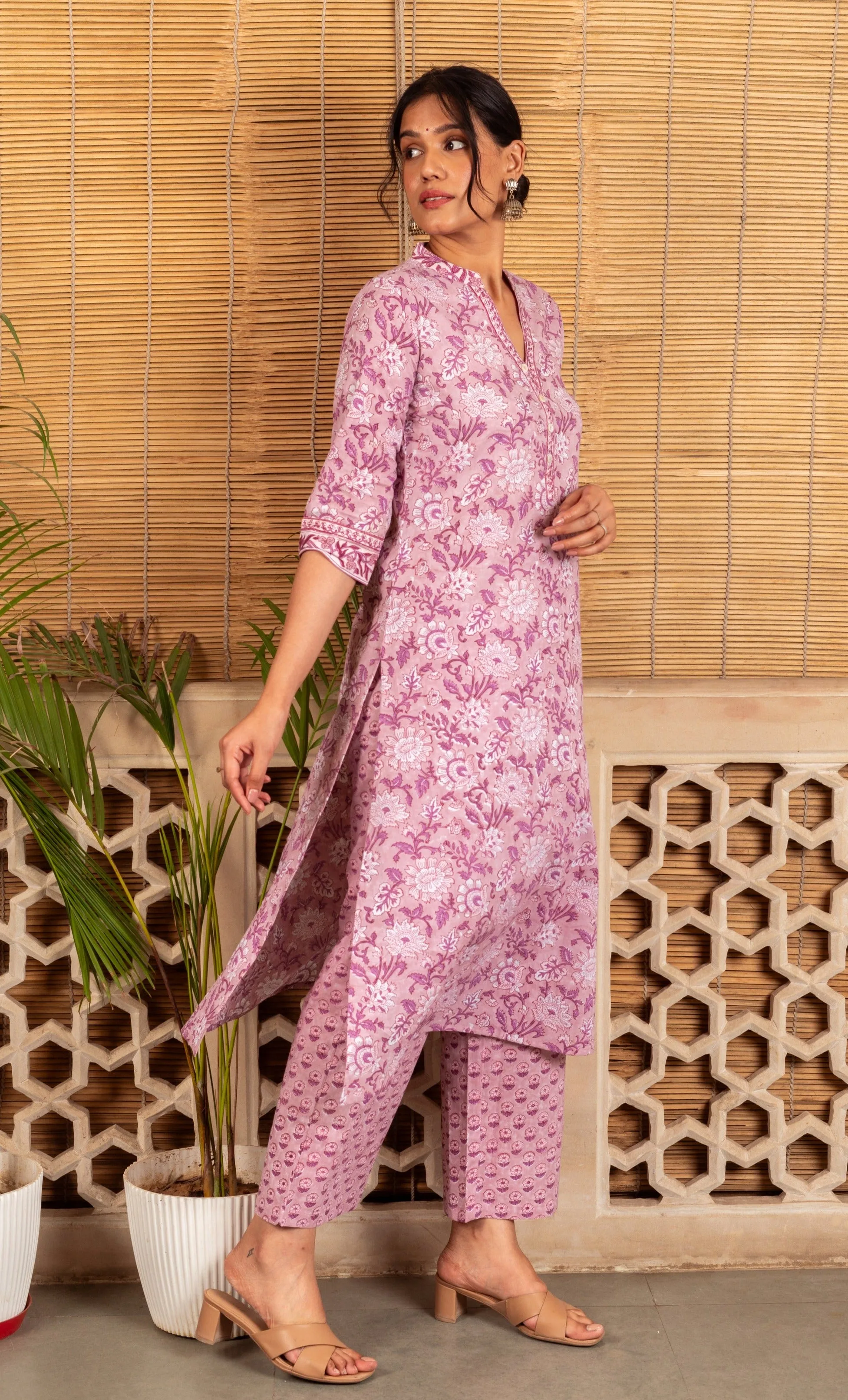 Bahaar Cambric Cotton Suit Set