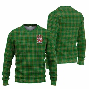 Bamber Irish Clan Tartan Knitted Sweater with Coat of Arms