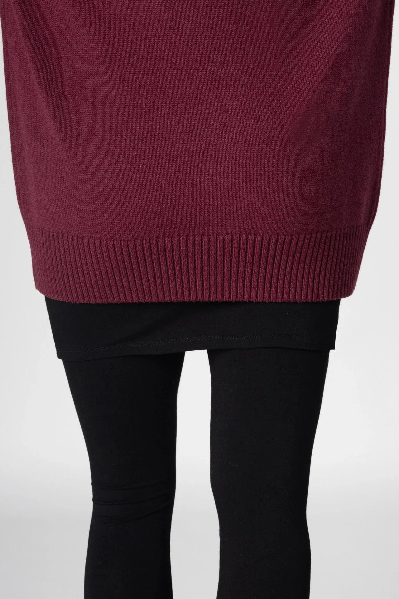 Bamboo Relaxed Fit High Neck Sweater