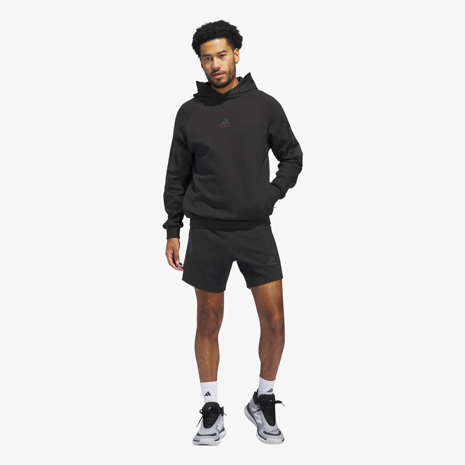 Basketball Park Pullover Hoodie - Black