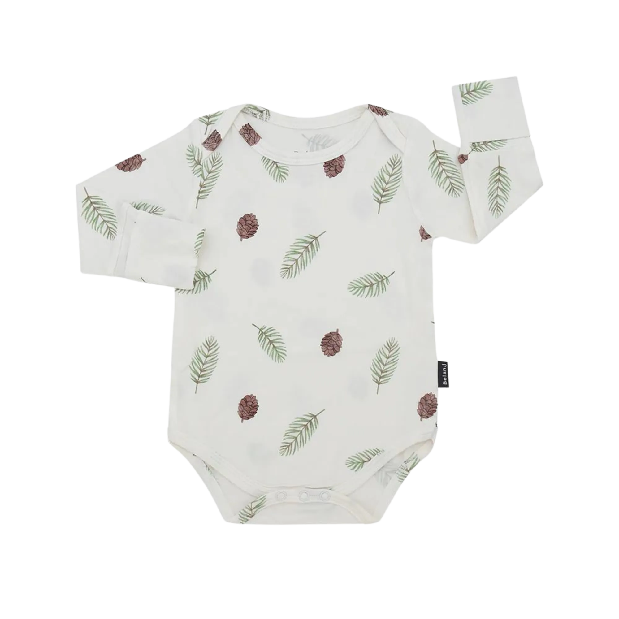 BELAN J Long Sleeves Onesie - Pine Cones