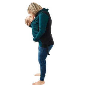 Belly Bedaine Kiroo Babywearing Sweater Teal and Black