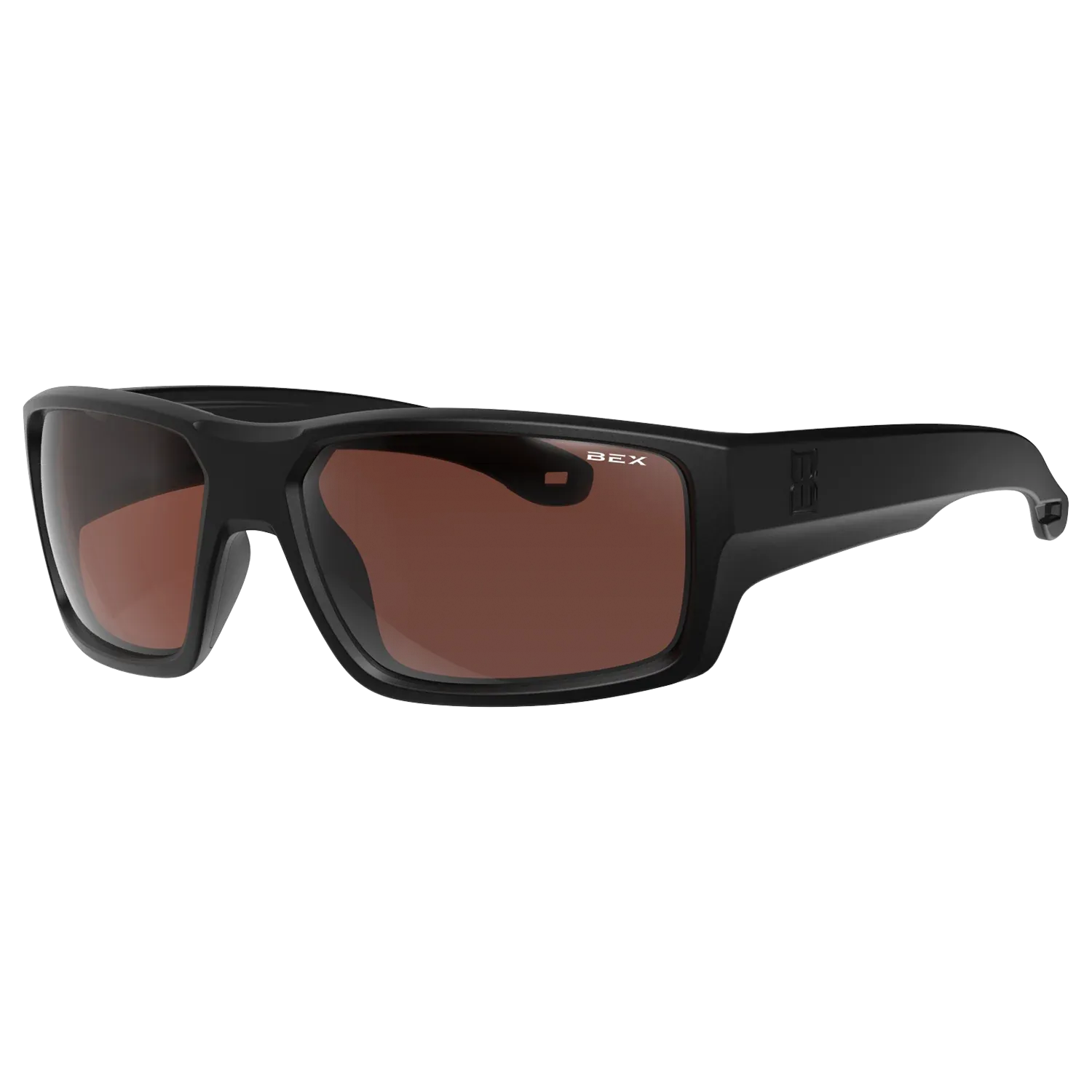 BEX Crusher Black/Brown/Silver Sunglasses - S76BBS