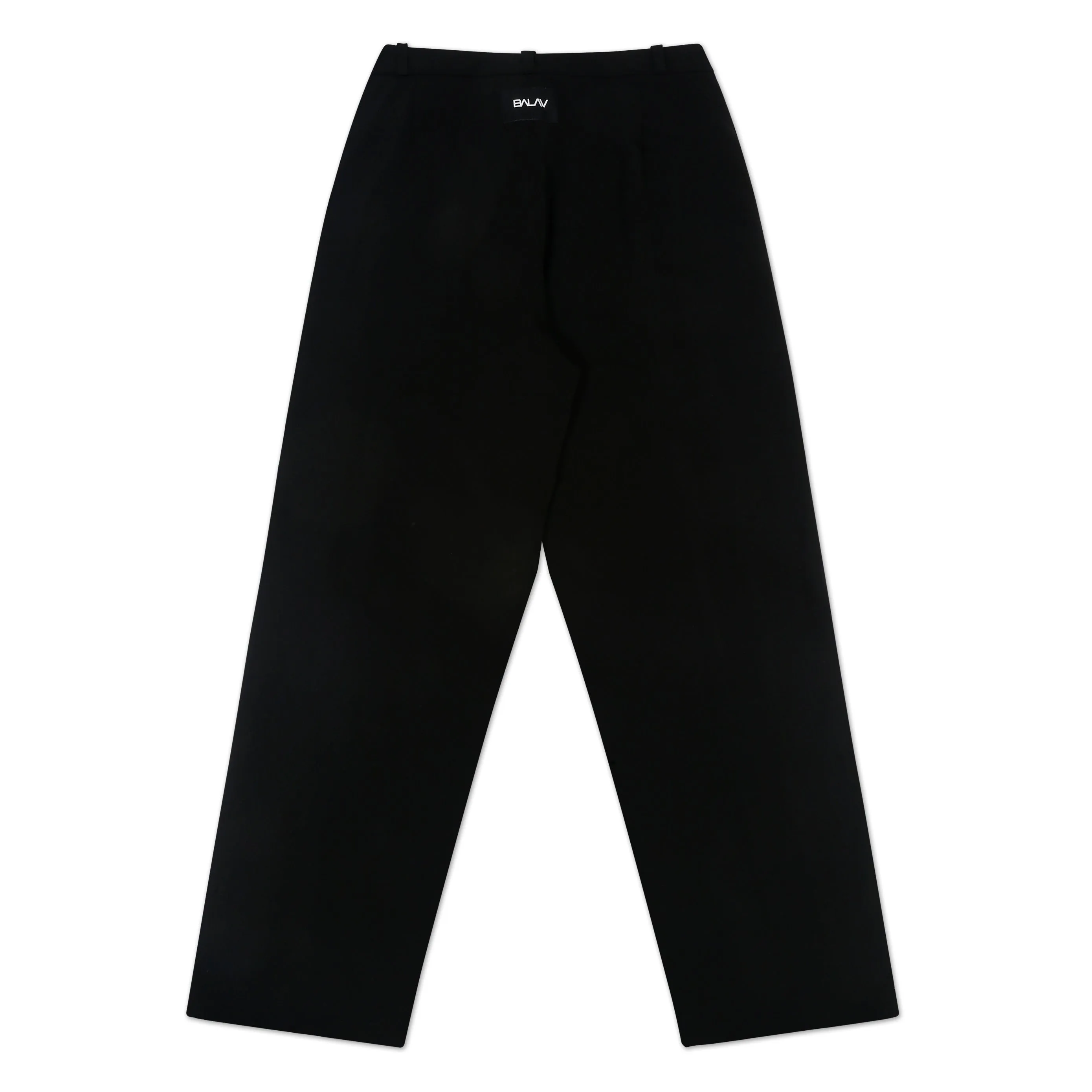 Black Piping Pants