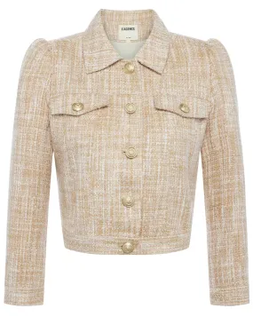 Bone Tweed Kasey Jacket