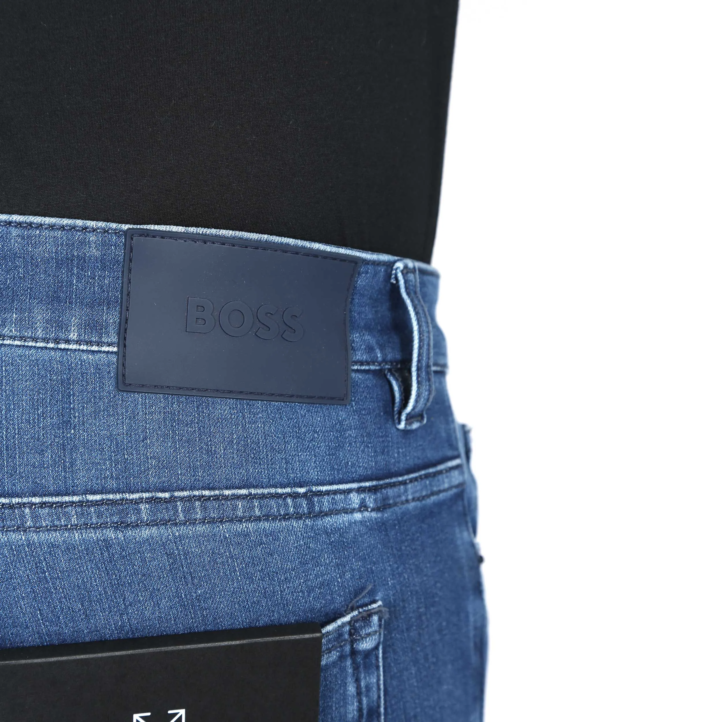 BOSS Black Delano BC P Jean in Mid Blue Denim