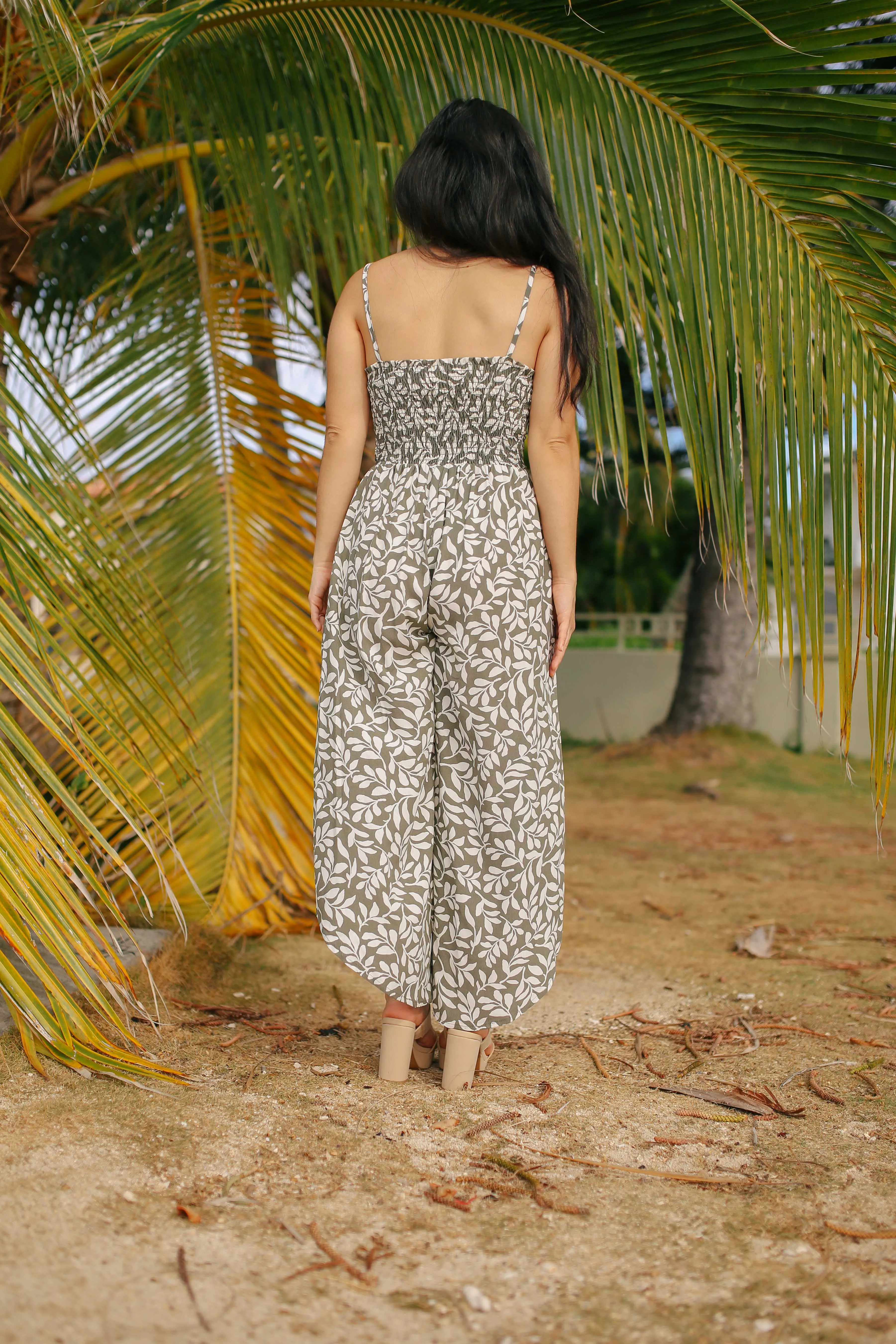 Botanical Ruche Jumpsuit