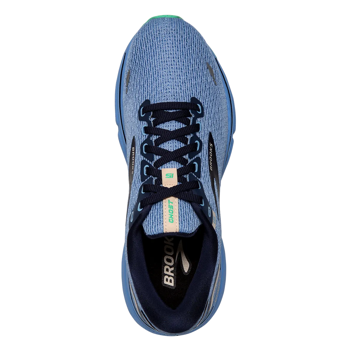 Brooks Ghost 15 - Vista Blue - Peacoat - Linen