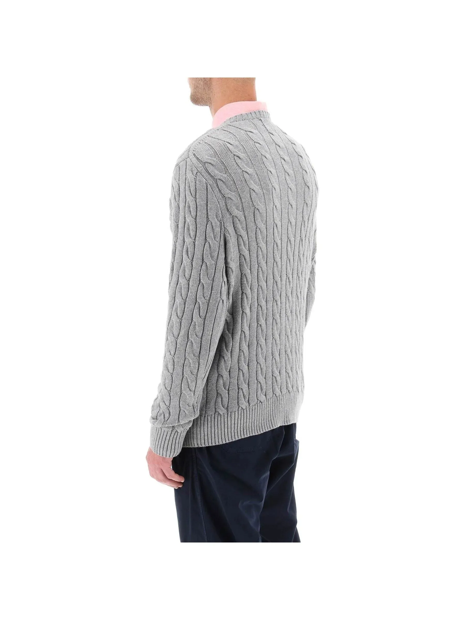 Cable Knit Organic Cotton Sweater