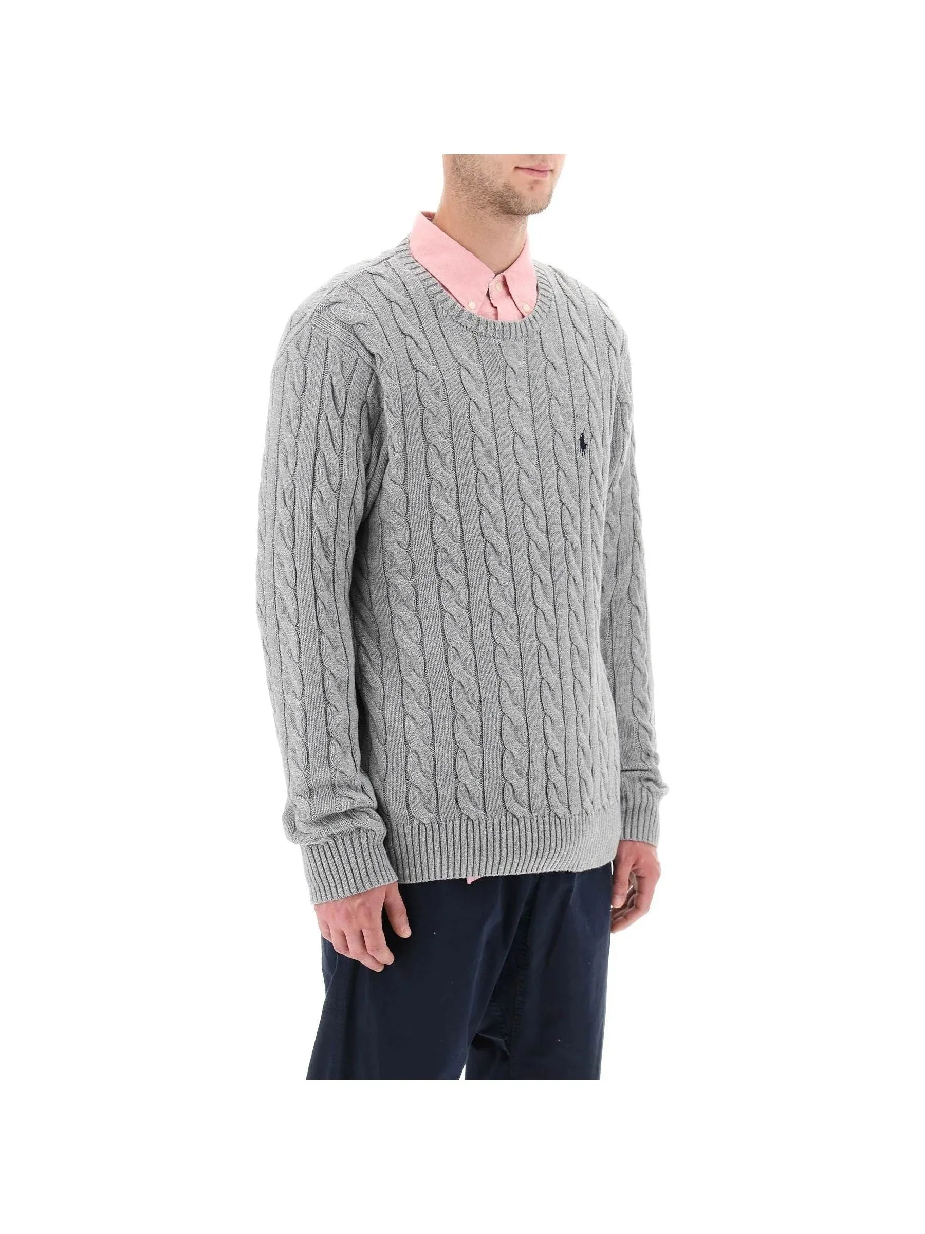 Cable Knit Organic Cotton Sweater