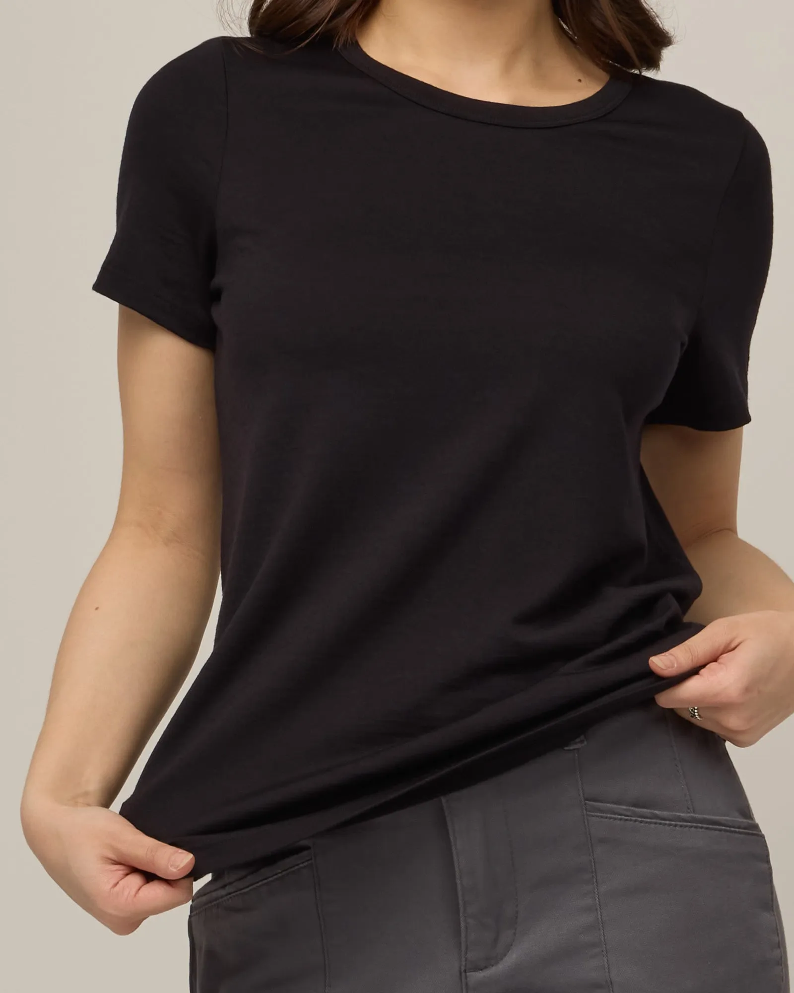 Cara 100% Wool Fitted Tee