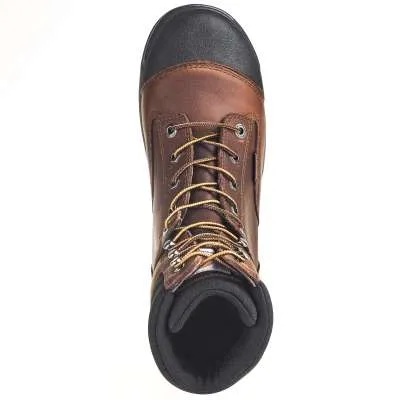 CARHARTT MEN'S GROUND FORCE 8” BROWN COMPOSITE TOE WORK BOOT #CME8355