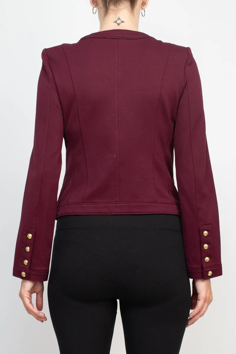 Carmen Marc Woven Knit jacket