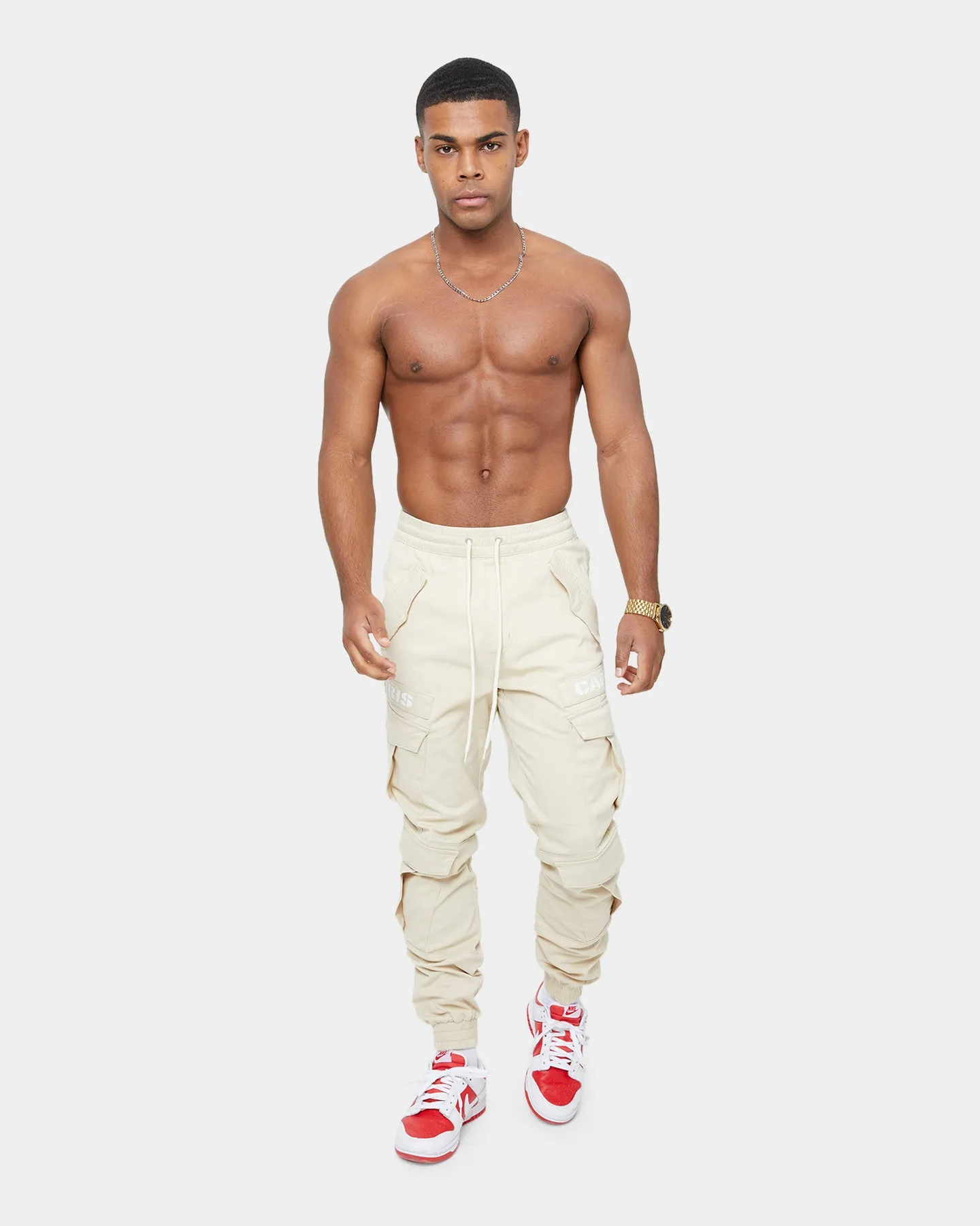 Carré Double Transition Cargo Joggers Light Stone