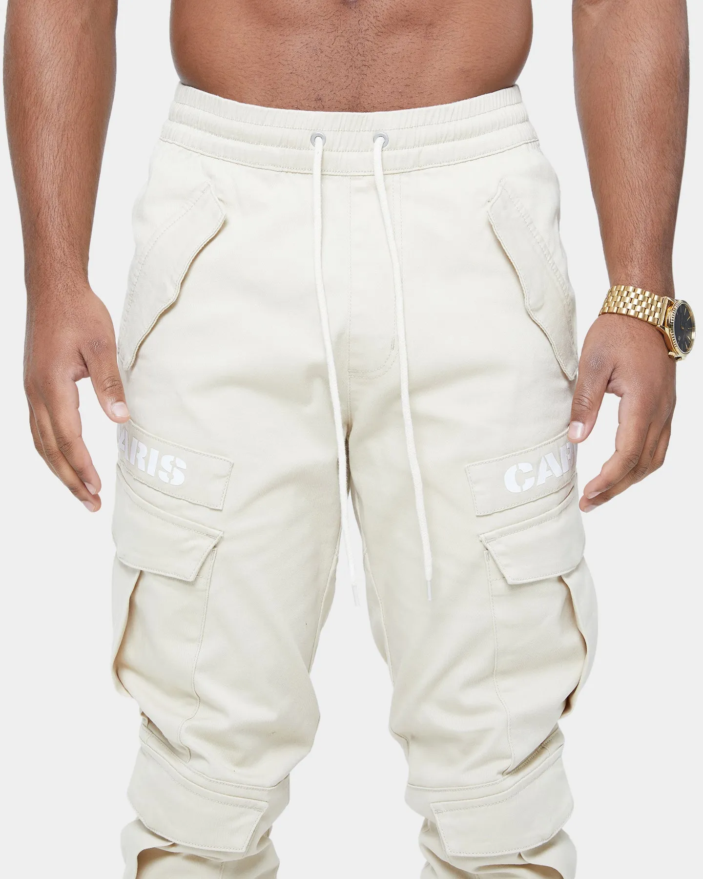 Carré Double Transition Cargo Joggers Light Stone