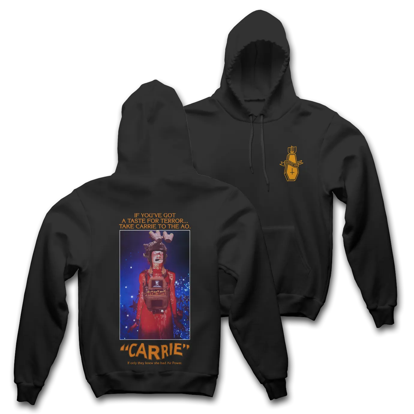 CARRIE - BLACK HOODIE