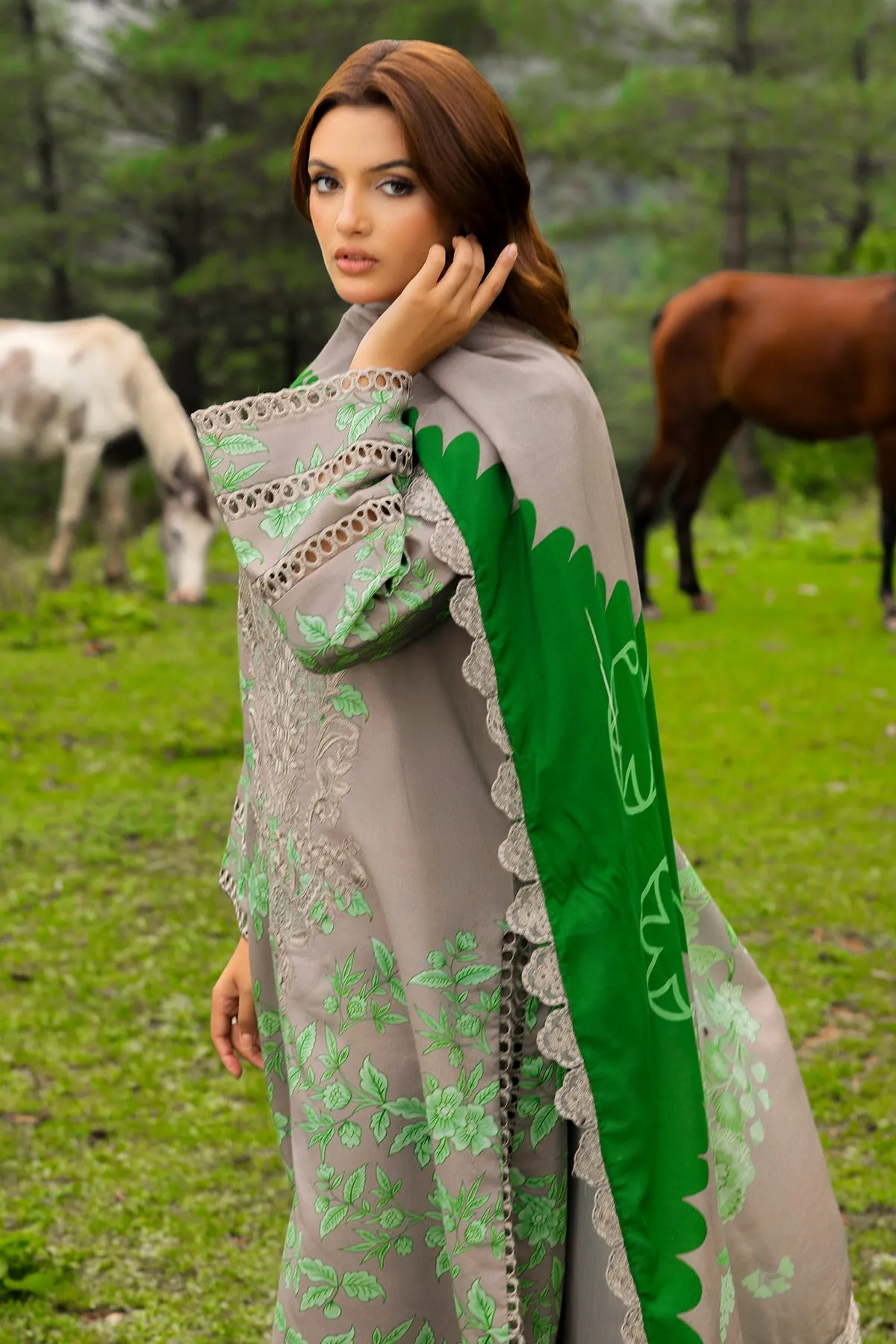 Charizma Combination Fall/Winter with Embroidered Shawl – CCW4-04