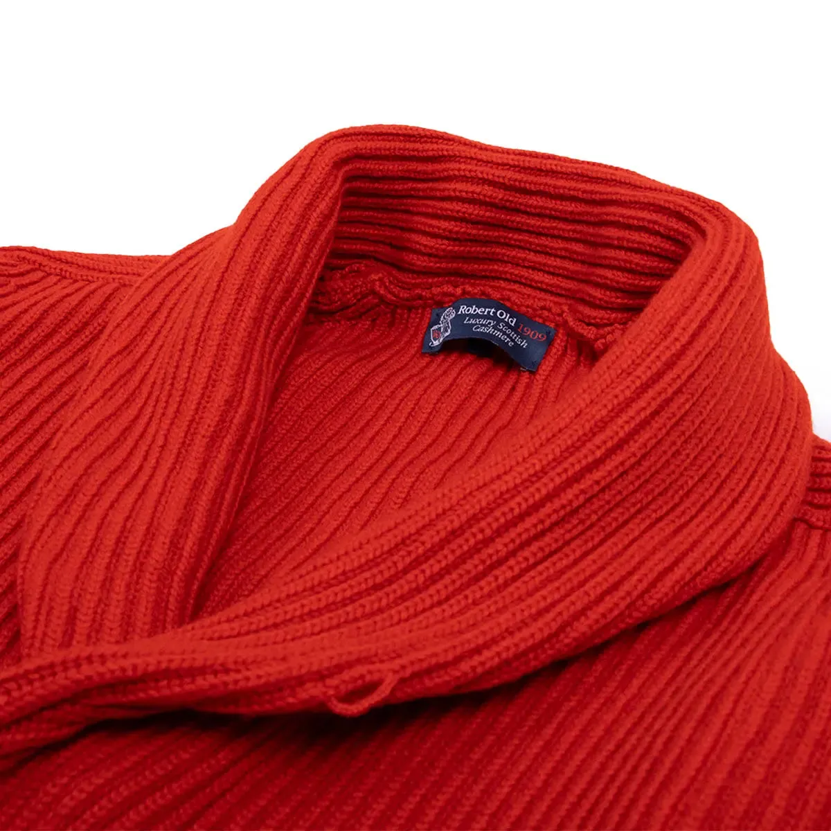 Chilli Colonial 8ply Cashmere Shawl Cardigan