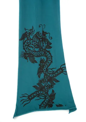 Chinese Dragon Pima Cotton Scarf