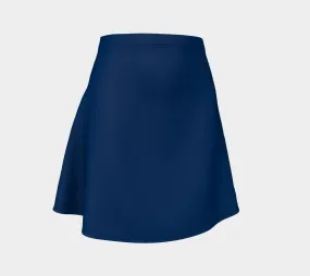 Classic Blue Flare Skirt