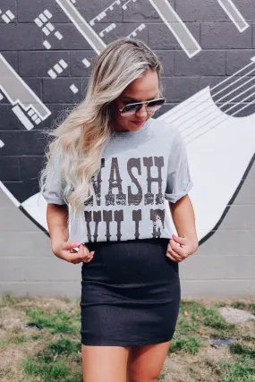 Classic Nashville Graphic Tee - Smoke