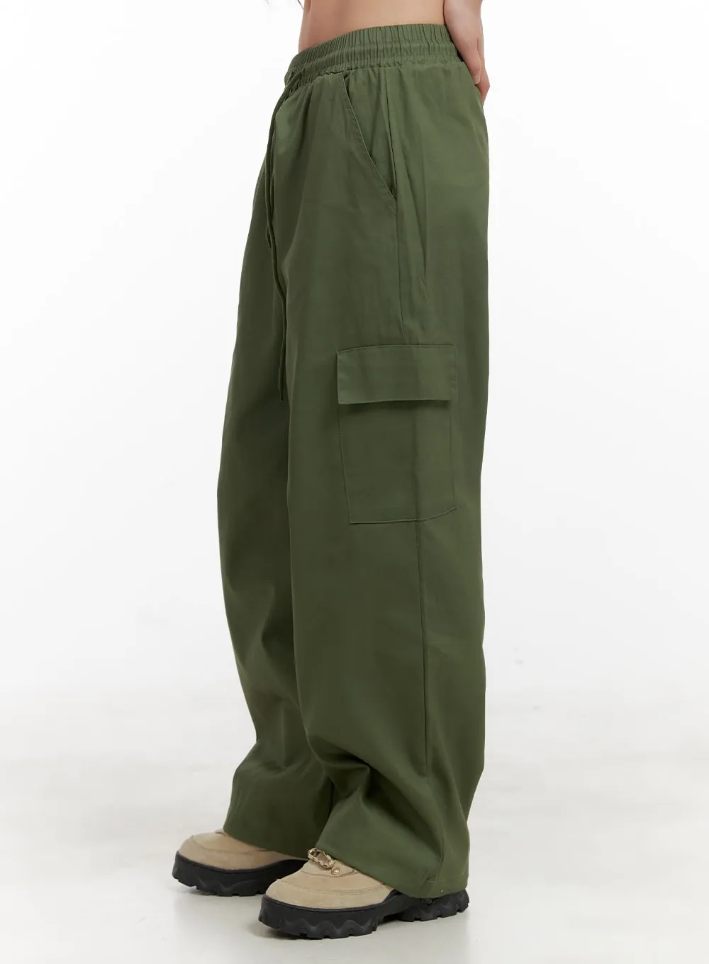 Comfy Cargo Pants (Dark Green) OA429