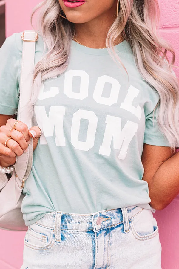 Cool Mom Shift Tee in Mint