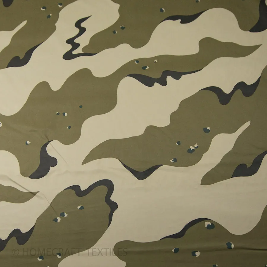 Cotton Blend Camouflage/Army Prints