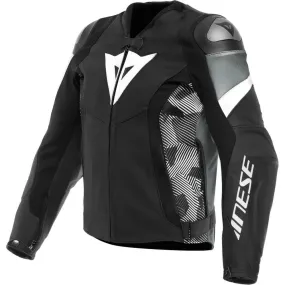 Dainese Avro 5 Leather Jacket Black / White / Anthracite