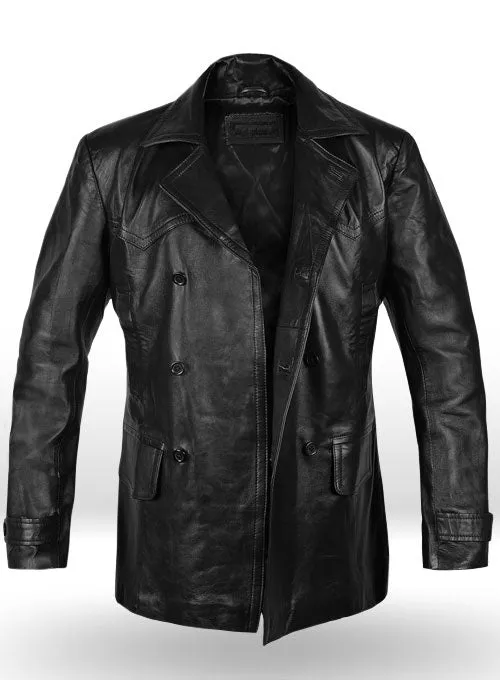 David Tennant Doctor Who Leather Trench Stylish Coat by TJS