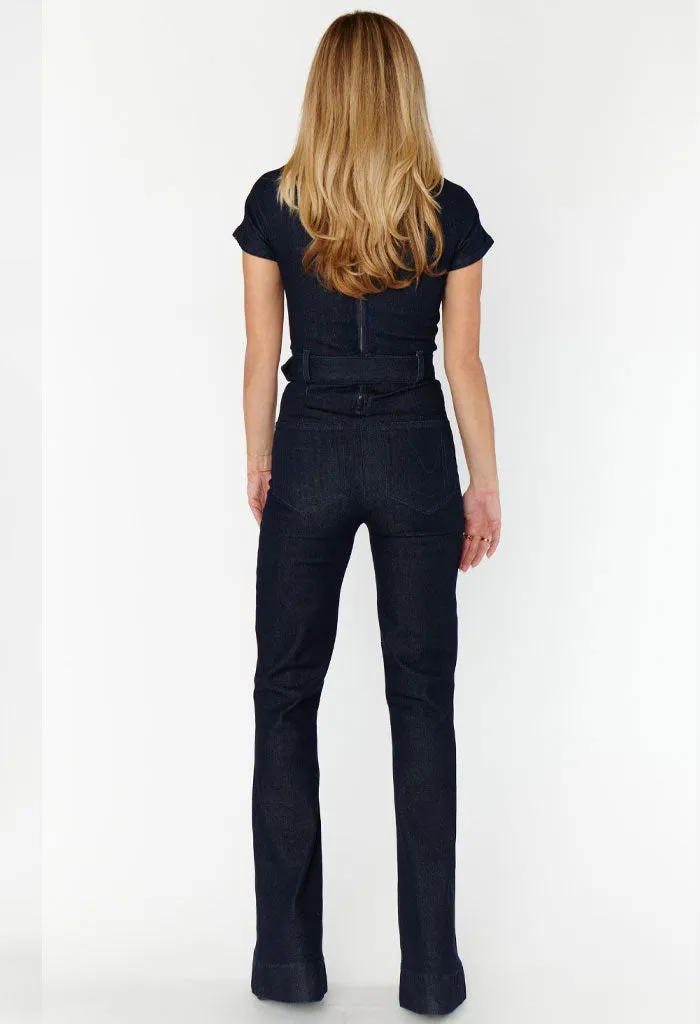 Downtown Jumpsuit-Deep Blue