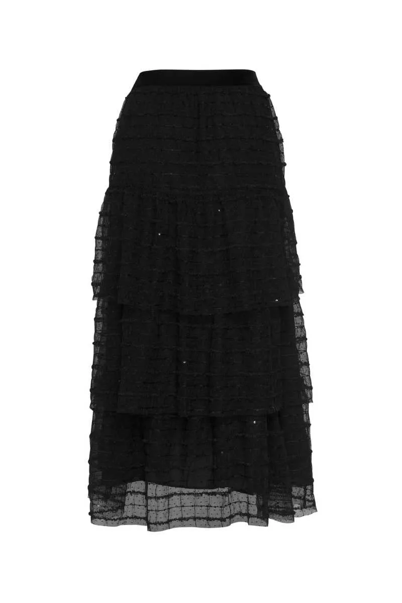 Dulcie Skirt in Black LS2610 by Loobies Story